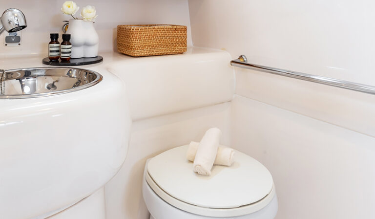 Triton yacht toilet