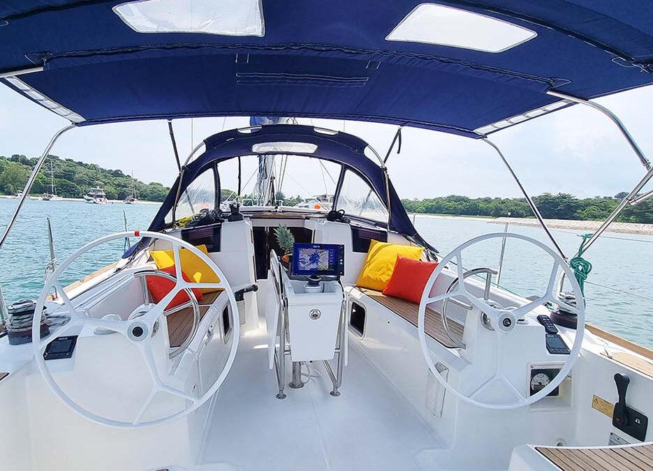 Yacht birthday party in Singapore