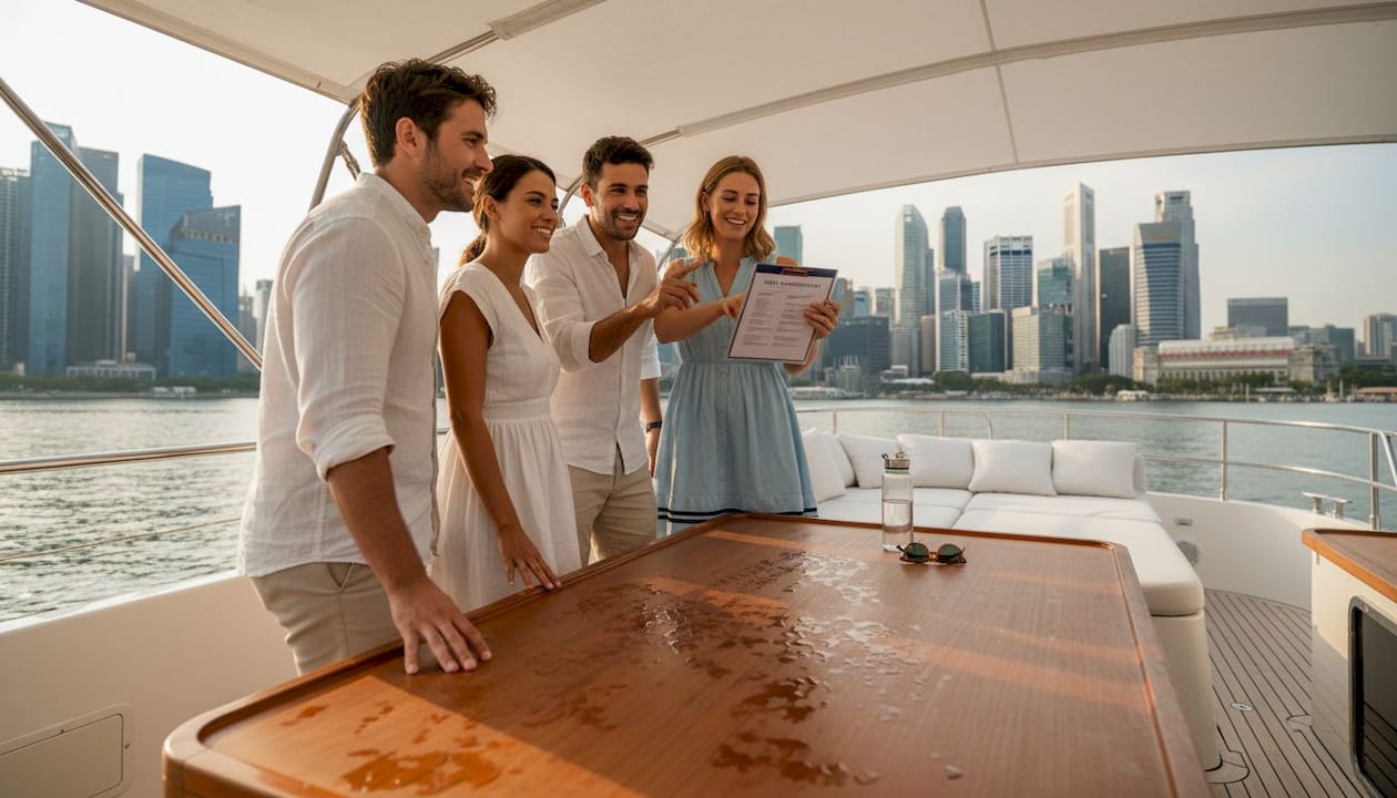 Step-by-Step Yacht Charter Guide for First-Timers in Singapore