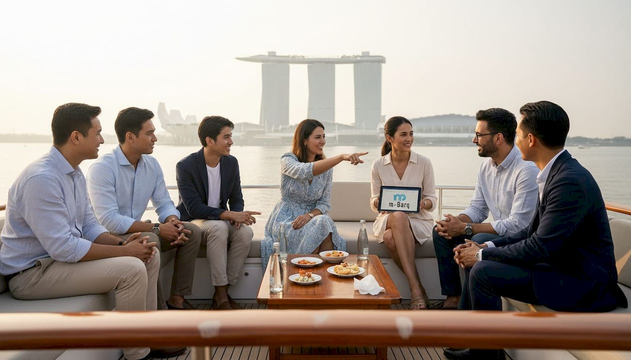 Yacht day trips: unique corporate events in Singapore