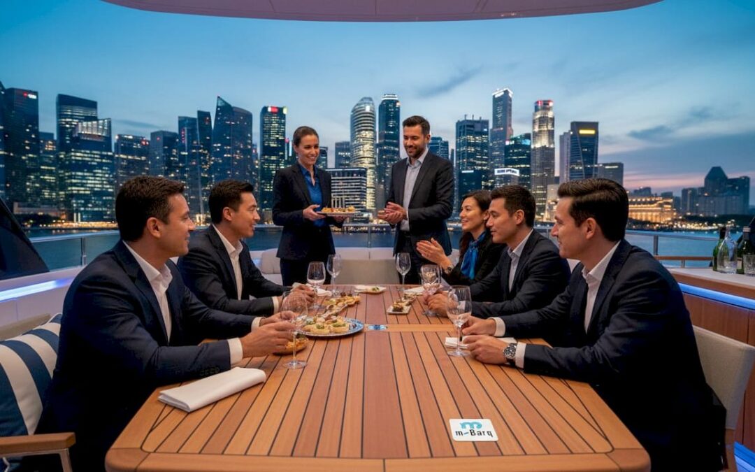 Motor yacht guide for corporate events in Singapore